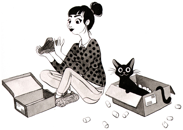 Anna Lubinski - Illustration - Inktober - Box