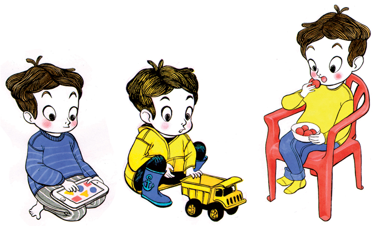 Anna Lubinski - Illustration - Little boy character design